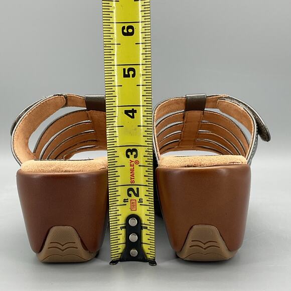 NEW White Mountain Women’s Valencia Slip on Clog Sandals Pewter Size 7.5 - Picture 4 of 11